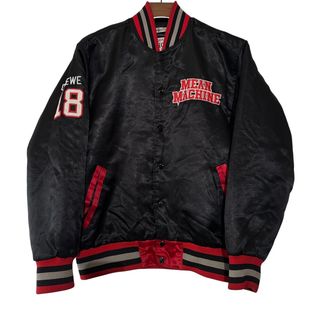 HEADGEAR CLASSICS Paul Crewe "Mean Machine" The Longest Yard #18 Satin Jacket XL